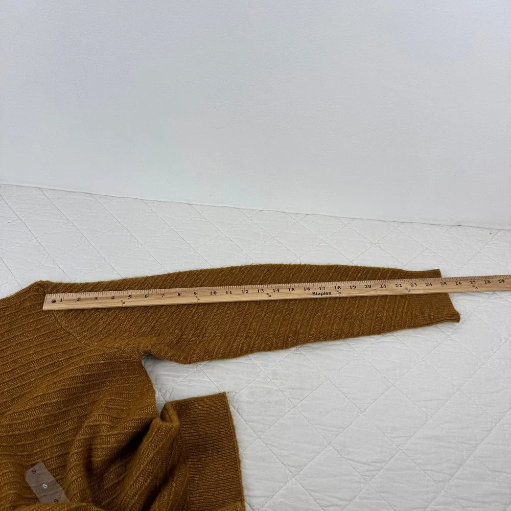 Mode of One Mens Relaxed‎ Fit Diagonal Texture Sweater French Vicuna Brown Small
